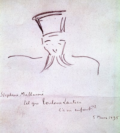 Stephane Mallarme de Henri de Toulouse Lautrec