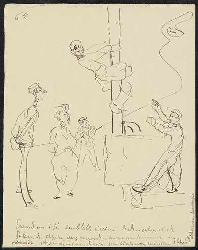 Sumersión, 1881 de Henri de Toulouse Lautrec