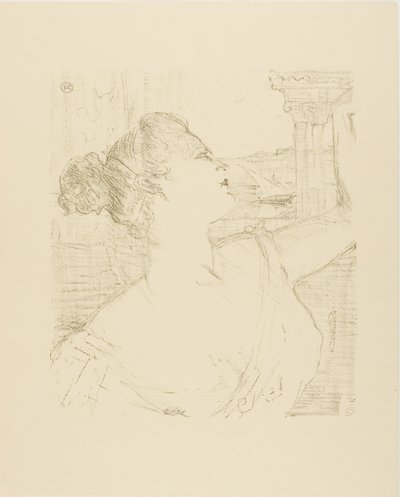 Sybil Sanderson, de Trece Litografías de Henri de Toulouse Lautrec