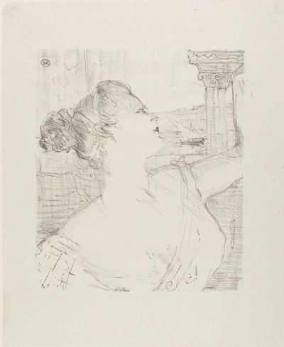 Sybil Sanderson, de Treize Lithographies de Henri de Toulouse Lautrec