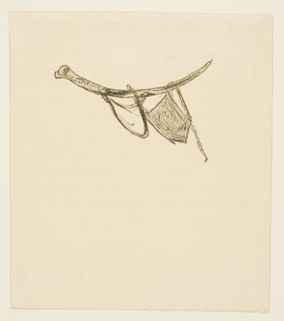 Colofón de Au Pied du Sinaï de Henri de Toulouse Lautrec