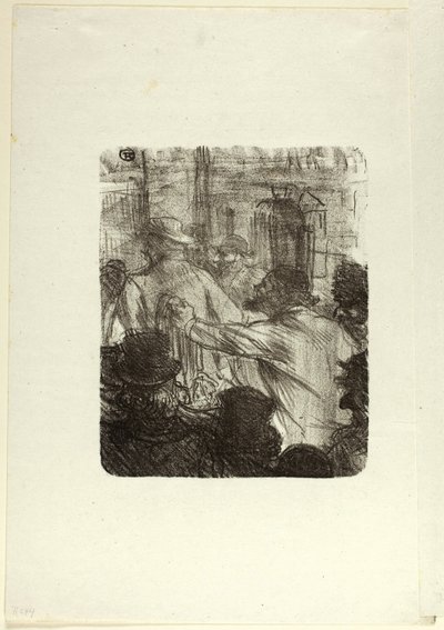 Mercado textil, Cracovia, de Au Pied du Sinaï de Henri de Toulouse Lautrec