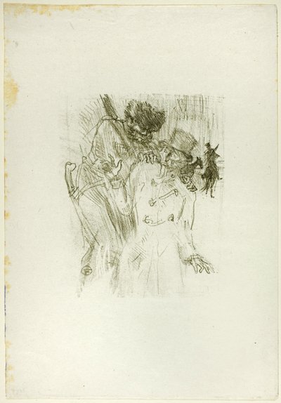 El arresto de Schlomé Fuss, de Au Pied du Sinaï de Henri de Toulouse Lautrec