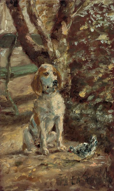 El perro del artista Flèche de Henri de Toulouse Lautrec