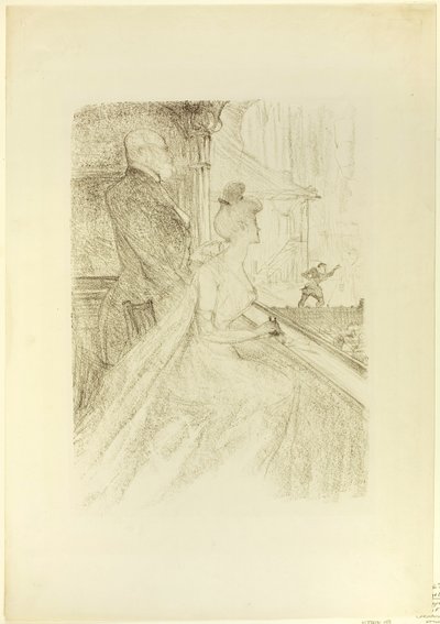 La caja, Fausto de Henri de Toulouse Lautrec