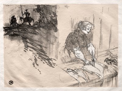 Las breves alegrías: Portada, 1897 de Henri de Toulouse Lautrec