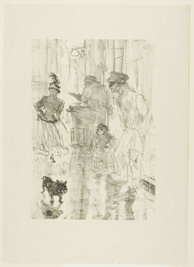 El vendedor de castañas de Henri de Toulouse Lautrec
