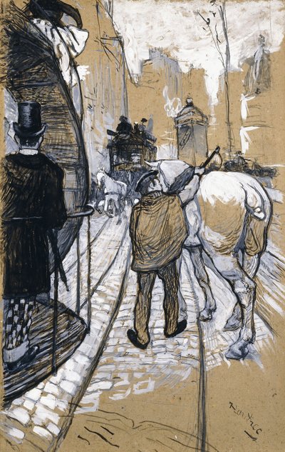 El conductor de la compañía de ómnibus, 1888 de Henri de Toulouse Lautrec
