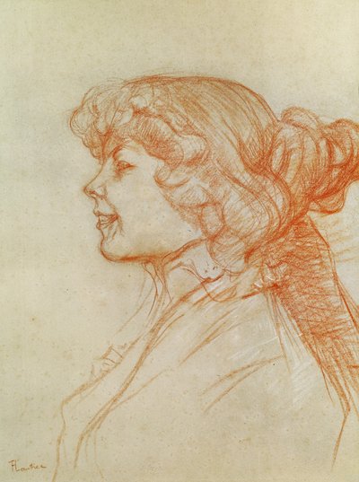 La chica inglesa en la Estrella en Le Havre, 1899 de Henri de Toulouse Lautrec