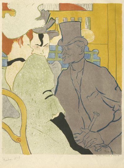El inglés en el Moulin Rouge de Henri de Toulouse Lautrec