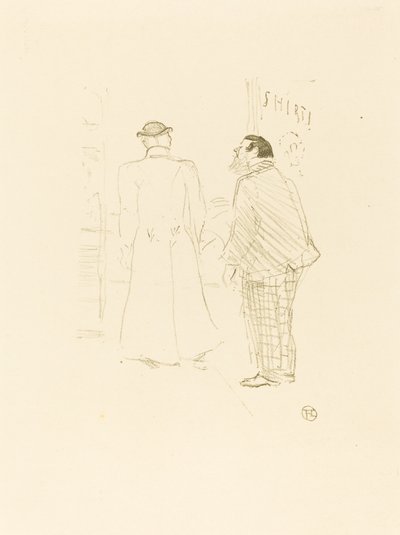 El Primer Vendedor de Jourdan y Brown, 1897 de Henri de Toulouse Lautrec