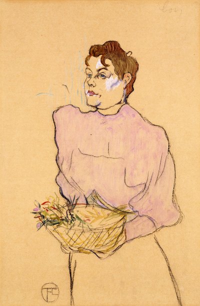 El Vendedor de Flores de Henri de Toulouse Lautrec