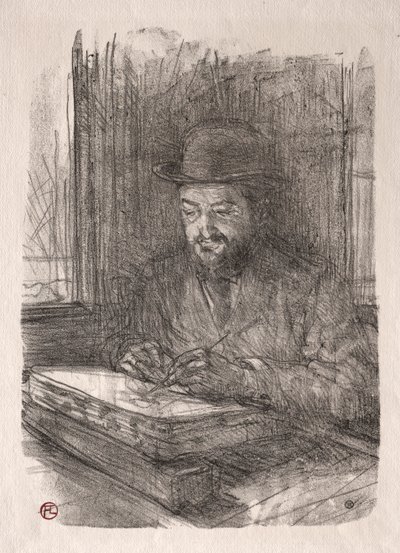 El buen litógrafo de Henri de Toulouse Lautrec