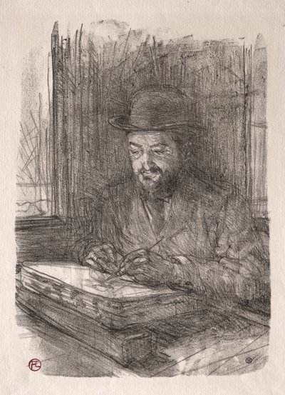 El buen litógrafo, 1898 de Henri de Toulouse Lautrec