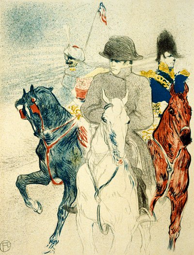 La historia de Napoleón I diseño rechazado de un cartel para el libro, 1895 de Henri de Toulouse Lautrec