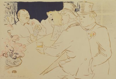 El bar irlandés y americano, rue Royale, para The Chap Book, 1895 de Henri de Toulouse Lautrec