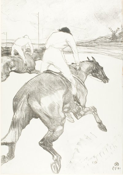 El jinete de Henri de Toulouse Lautrec