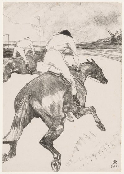 El Jinete, 1899 de Henri de Toulouse Lautrec
