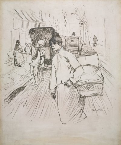 La Lavandera, 1888 de Henri de Toulouse Lautrec