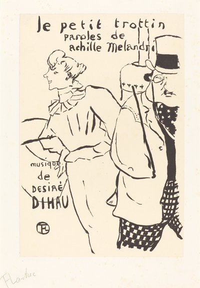 La pequeña recadera (Le petit trottin) de Henri de Toulouse Lautrec