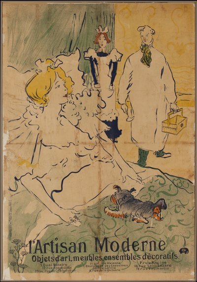 El Artesano Moderno de Henri de Toulouse Lautrec