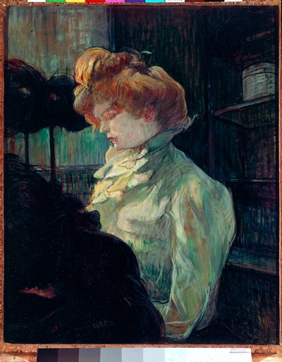 La modista. Retrato de Madame Louise Blouet de Henri de Toulouse Lautrec