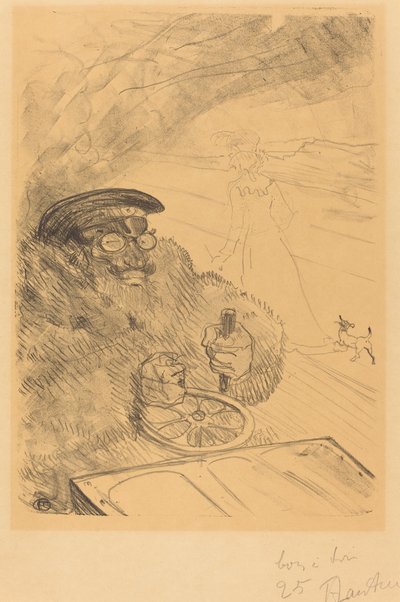 El Automovilista, 1896 de Henri de Toulouse Lautrec