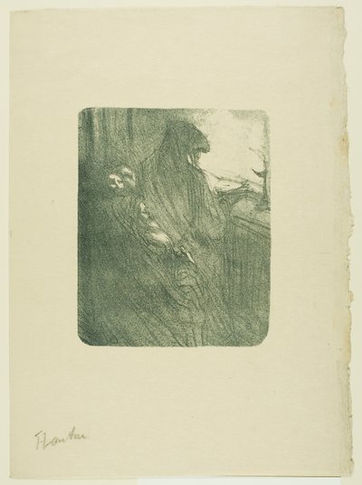 Los viejos coqueteos, de Mélodies de Désiré Dihau de Henri de Toulouse Lautrec
