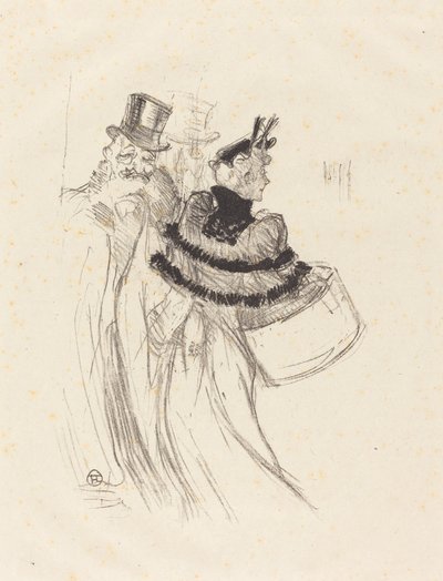 Los viejos caballeros de Henri de Toulouse Lautrec