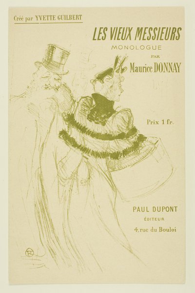 Los viejos caballeros de Henri de Toulouse Lautrec