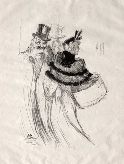 Los viejos caballeros de Henri de Toulouse Lautrec