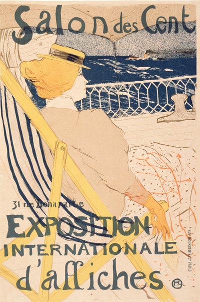 El pasajero de la cabina 54 - Navegando en un yate, 1896 de Henri de Toulouse Lautrec
