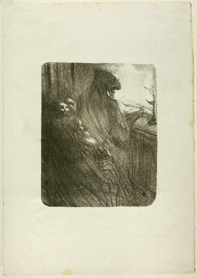 La oración de los judíos polacos, de Au Pied du Sinaï de Henri de Toulouse Lautrec