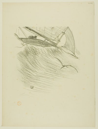 Las golondrinas del mar, de Mélodies de Désiré Dihau de Henri de Toulouse Lautrec