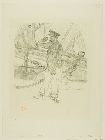 El arenque ahumado, de Mélodies de Désiré Dihau de Henri de Toulouse Lautrec