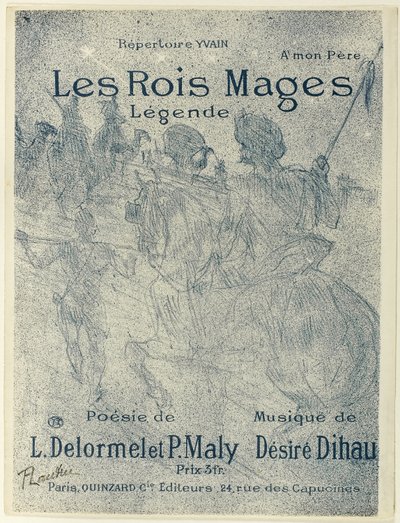 Los Tres Reyes Magos de Henri de Toulouse Lautrec