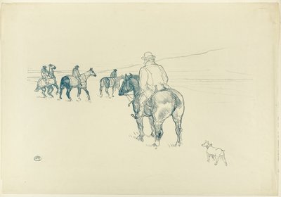 El entrenador de Henri de Toulouse Lautrec