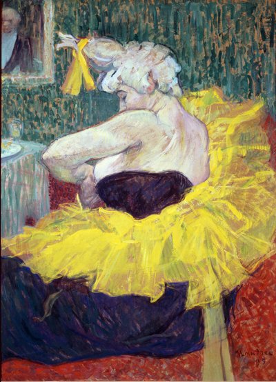 El payaso Cha U Kao, artista en el Moulin Rouge de Henri de Toulouse Lautrec