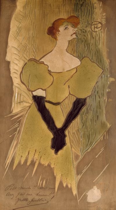 Yvette Guilbert de Henri de Toulouse Lautrec