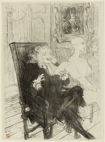 Truffier y Moreno, en Las mujeres sabias de Henri de Toulouse Lautrec