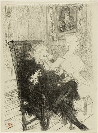 Truffier y Moreno, en Las Mujeres Sabias de Henri de Toulouse Lautrec