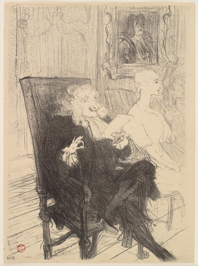 Truffier y Moreno, en Las mujeres sabias de Henri de Toulouse Lautrec