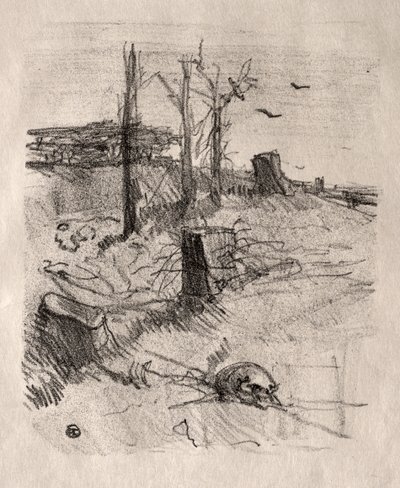 Un cementerio en Galicia de Henri de Toulouse Lautrec