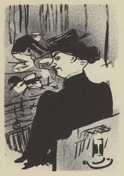 Una espectadora de Henri de Toulouse Lautrec
