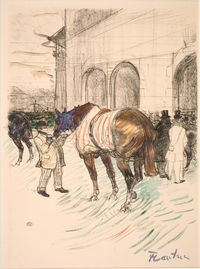 El hipódromo de Henri de Toulouse Lautrec