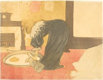 Mujer en la bañera de Henri de Toulouse Lautrec