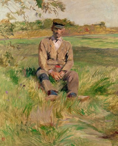 Obrero en Celeyran de Henri de Toulouse Lautrec