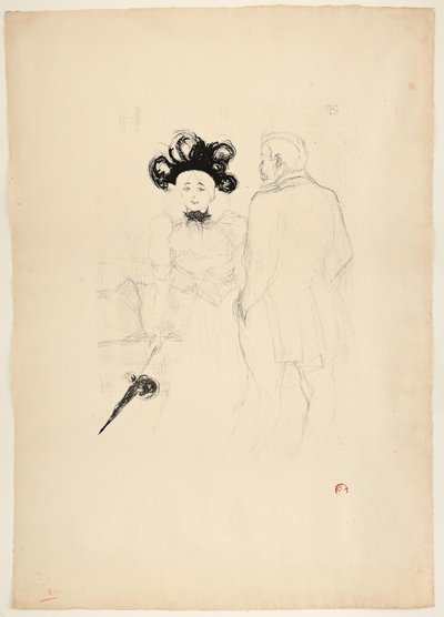 Yahne y Antoine, en La Edad Difícil de Henri de Toulouse Lautrec