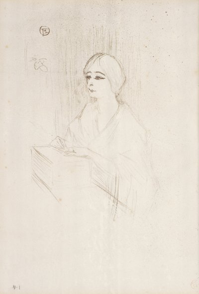 Yahne en su Caja, 1895 de Henri de Toulouse Lautrec
