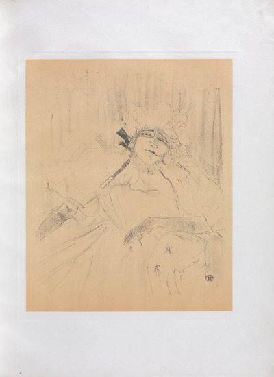 Yvette Guilbert-Serie Inglesa: Chanson ancienne de Henri de Toulouse Lautrec